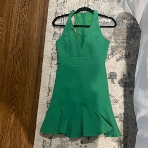 Green Drop Waist Cocktail Dress
